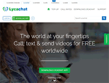 Tablet Screenshot of lycachat.com